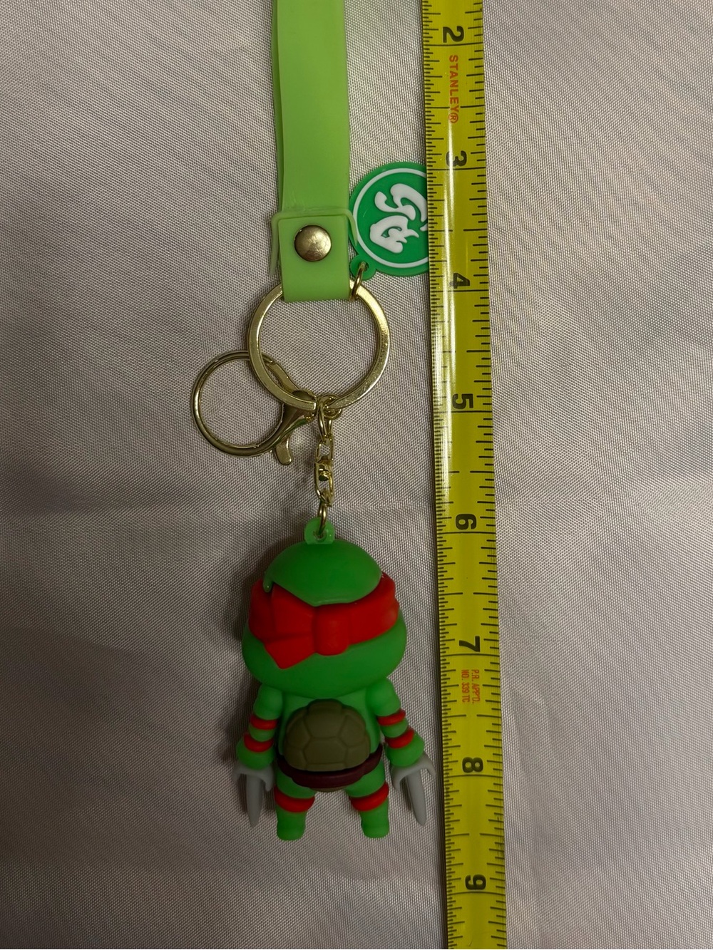 Ninja Turtle Keychain/ wristlet Raphael - Picture 3 of 3